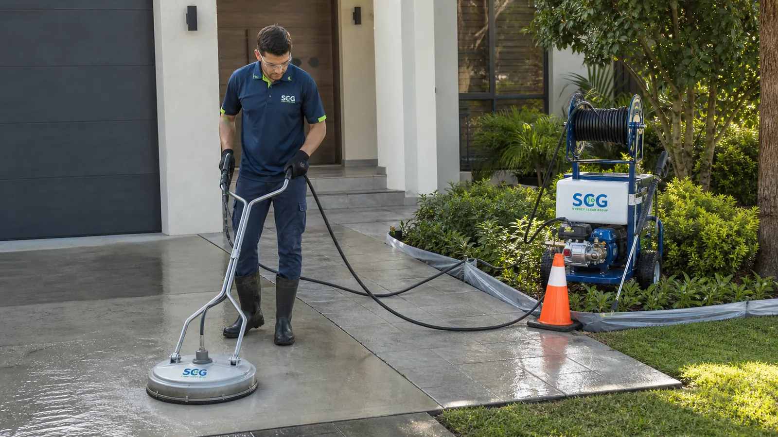 Carpet Cleaning team at work in Sydney — Sydney Clean Group